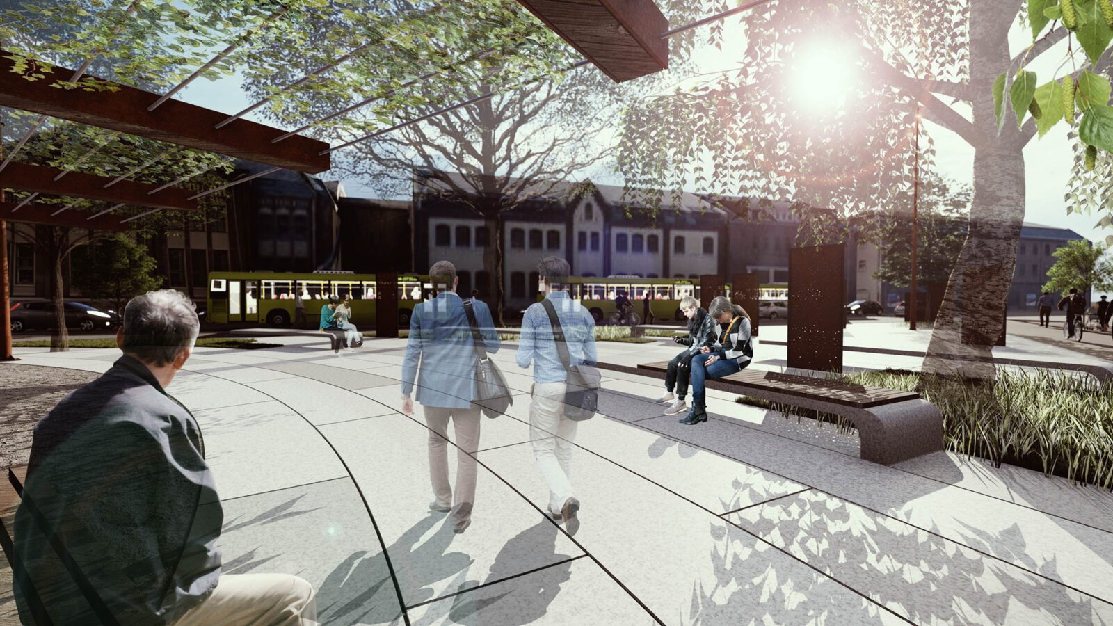 Innherredsveien, sommervisjon (ill: Asplan Viak)