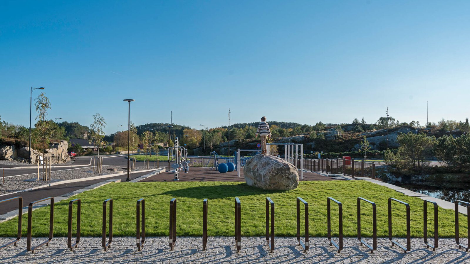 Hjeltefjorden arena (foto: Ingrid Holm Andersen)